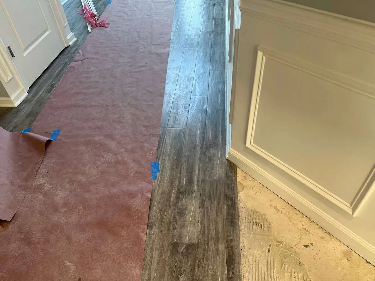 Completed marble shower restoration in Marilla